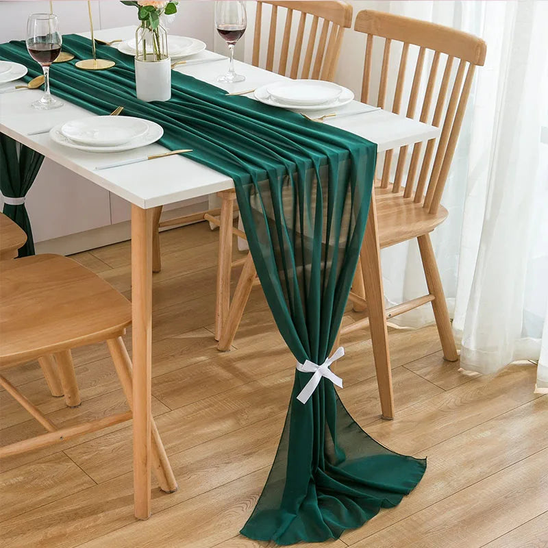 Chiffon Table Runner for Stunning Events