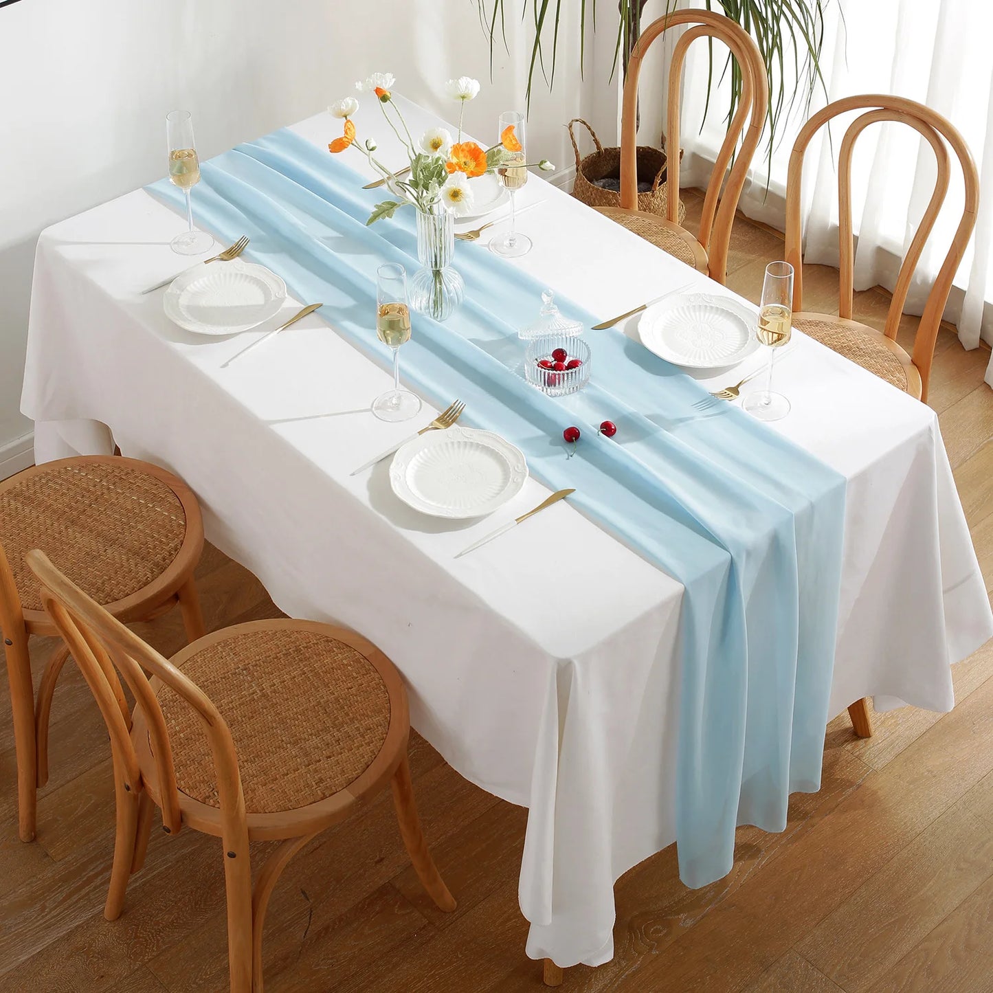 Chiffon Table Runner for Stunning Events