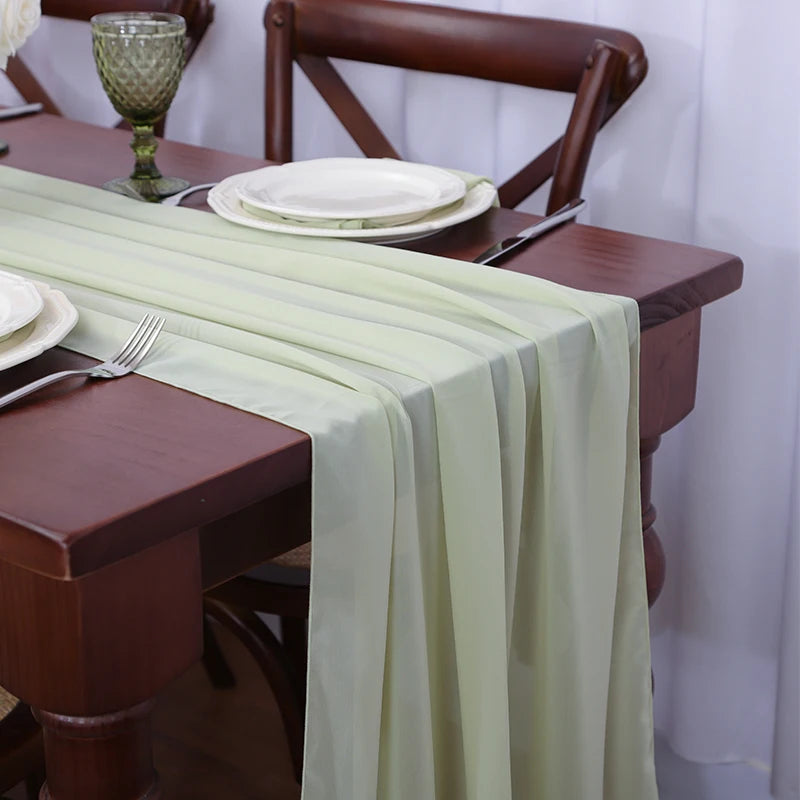 Chiffon Table Runner for Stunning Events