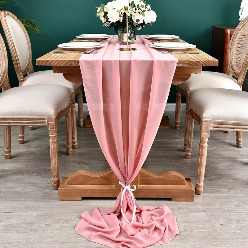 Chiffon Table Runner for Stunning Events