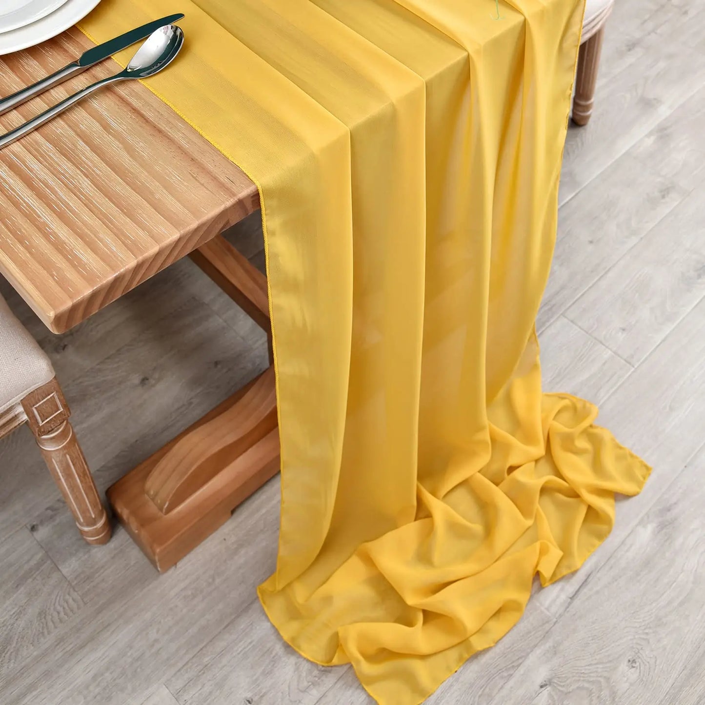 Chiffon Table Runner for Stunning Events