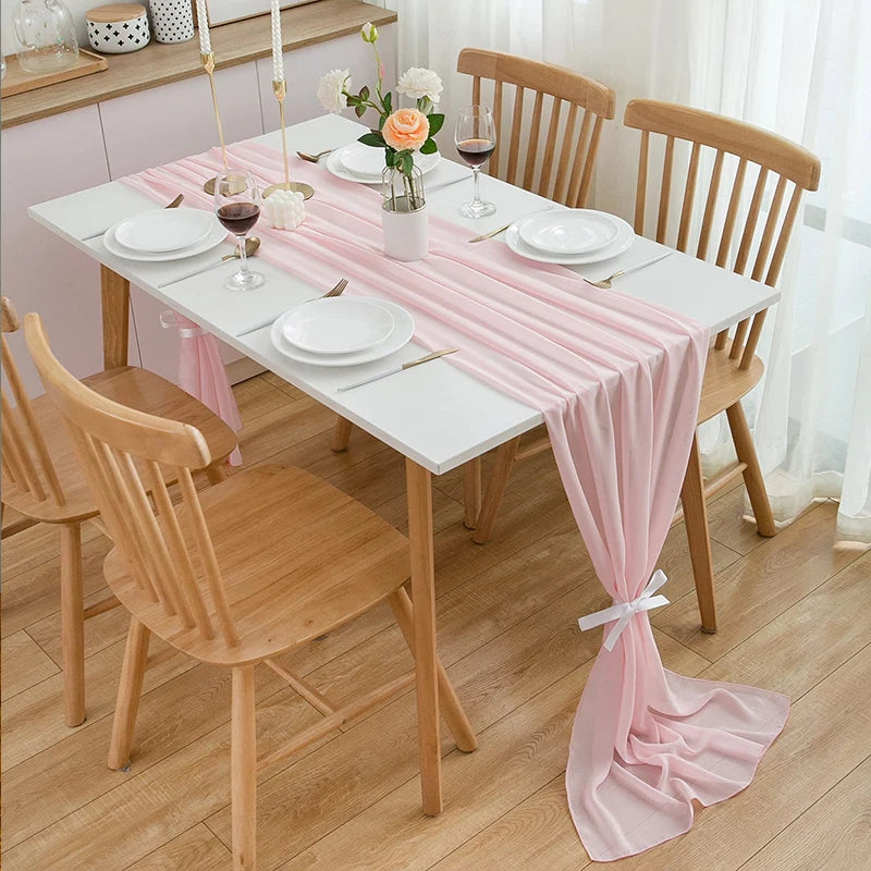Chiffon Table Runner for Stunning Events