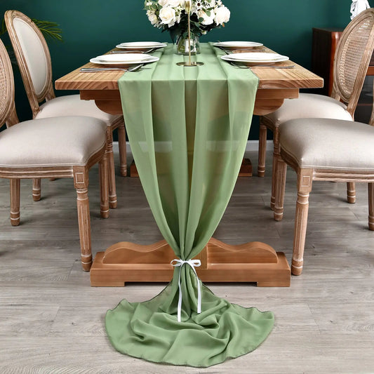 Chiffon Table Runner  for Stunning Events