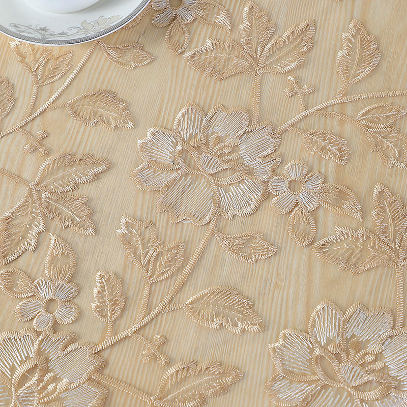 Elegant Embroidered Lace Table Runner for Luxurious Decor